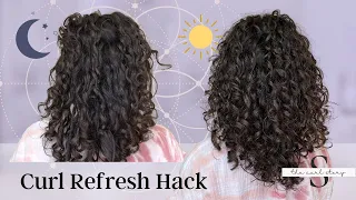 A Quick Curl Refresh for Wavy, Curly Hair
