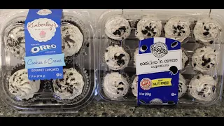 Cupcakes Kimberley’s Bakeshoppe Oreo Cookies & Crème & Original Two-Bite Cookies ‘n Crème Comparison