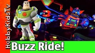 HobbyKids go to Disneyland and Ride on Buzz Lightyear