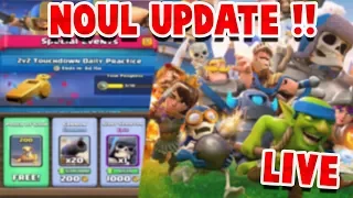 LIVE - CEL MAI MARE UPDATE IN CLASH ROYALE DE PANA ACUM !! /CU Theoxxh !!