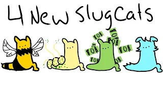 Rain world workshop mod showcase - 4 new playable slug cats