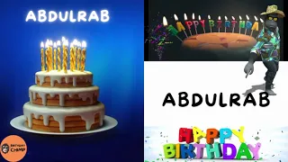 ABDULRAB Happy Birthday Song and Dance - It's Your Birthday - Happy Birthday to You ABDULRAB