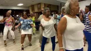 Carolyn-line dance @The American Legion,Cheverly -DMV Senior Hand Dancers @ Bernie, Fred & Stan’s BD