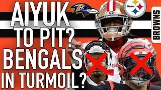 BRANDON AIYUK TO THE AFC NORTH??? BENGALS IN TURMOIL?