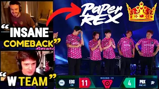 Tarik & Sliggy Reacts to PRX "INSANE COMEBACK" Against EDG in Masters Tokyo | LOSER GOES HOME