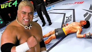 UFC4 | Rikishi Phatu vs. Bruce Lee (EA sports UFC 4) - rematch