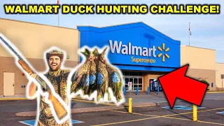 WALMART Duck Hunting CHALLENGE!!! (Catch Clean Cook)