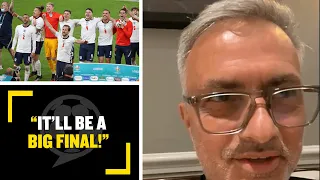 "IT WILL BE A BIG FINAL!" Jose Mourinho is excited for the EURO 2020 final between Italy & England!