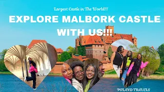 Explore the Largest Castle in the world with me | Malbork Castle | Poland travels