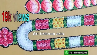 TANJORE PAINTING FLOWER GARLAND