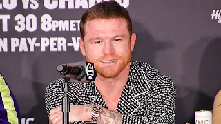 Canelo Alvarez FULL POST FIGHT PRESS CONFERENCE vs JERMELL CHARLO!