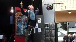 Deadly Sword Swallow Stunt - Space Cowboy Amazing Skills!!