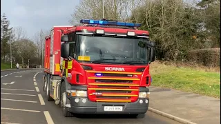 (Very Rare!) Market Harborough’s Medium Volume Pump + HydroSub Responding on Blue lights and sirens!