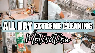 ALL DAY EXTREME CLEANING MOTIVATION|WHOLE HOUSE CLEANING ROUTINE 2020|JESSI CHRISTINE-CLEANING MUSIC