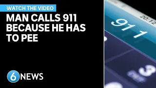 Man calls 911 because he's stuck in traffic & has to pee | FULL AUDIO