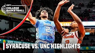 Syracuse Orange vs. North Carolina Tar Heels | Full Game Highlights | ESPN College Basketball