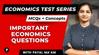 Important Economics MCQ | Economics Test Series | MCQs | Concepts | SSC & UPSC