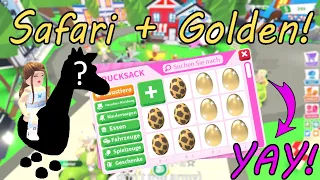 Ich TRADE und ÖFFNE SAFARI und GOLDEN EGGS in Adopt Me! + Verlosung (Deutsch) | RobloxLara