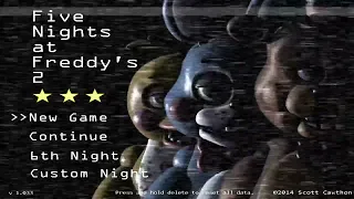 FNaF PC versions with the remastered menu themes