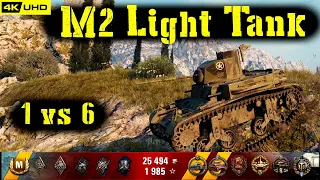 World of Tanks M2 Light Tank Replay - 11 Kills 1.2K DMG(Patch 1.4.0)