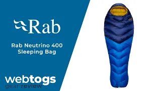 Rab Neutrino 400 Sleeping Bag | Gear Review |@webtogs