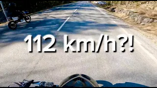 Aerox 70cc MkII Test ride! (with 85cc yz)