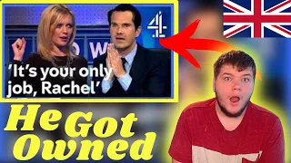 Americans First Time Seeing |  Rachel Riley is SAVAGE Jimmy Carr vs Rachel Riley | 8 Out Of 10