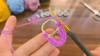 OH MY GOD! SUPER IDEA !😍 This Crochet Will Be Very Useful For my Kids ! EASY crochet keychains DIY