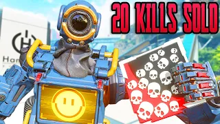 AMAZING 20 KILLS SOLO GAME WITH PATHFINDER (Apex Legends Gameplay)