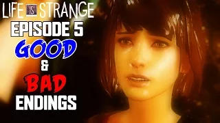 Life Is Strange Finale Both / All Good & Bad Endings - Episode 5 Polarized