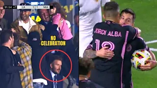 Beckham's Shocking Reaction to Messi's Extra-Time Goal vs LA Galaxy 😳😳 | Inter Miami 1-1 LA Galaxy