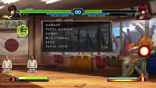 The King of Fighters XIII Kyo 100% Death HD Combo