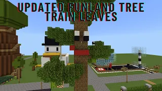 How To Build Stampy's Lovely World {259} Updated Funland Tree Train Leaves (Part 1)