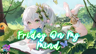 Nightcore  - Friday On My Mind (Lyrics) | Klaas, ft. Bella X