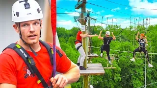 KLIMMEN & SPRINGEN OP 18 METER HOOGTE!! 😲 (ik heb hoogtevrees) #2247