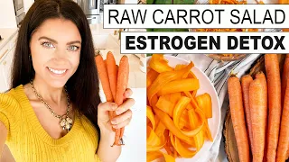 DETOX CARROT SALAD | For Estrogen Dominance and Stubborn Belly Fat | Weight Loss Recipes