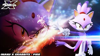 The Blaze & the Furious X | Imanu x Grabbit - Fire | Blaze The Cat (MUSIC VISUALIZER)