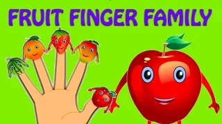 Fruit Finger Family - Nursery Rhymes For Children