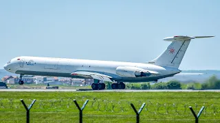 GREAT SOUND! | Rada Airlines Ilyushin IL-62MGr HEAVY Takeoff from Belgrade Airport | With ATC