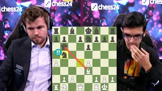 Magnus Carlsen Queen Sacrifice against Anish Giri | Meltwater CCT Finals (2021)