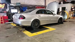 E55 AMG Dyno Pull with Borla Mufflers