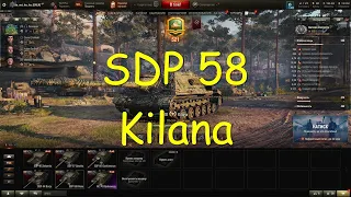 SDP 58 Kilana . ПТ - САУ Польша , 8 уровень  . World of Tanks 2010 .