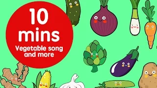 Kids song vegetables and more | 10mins