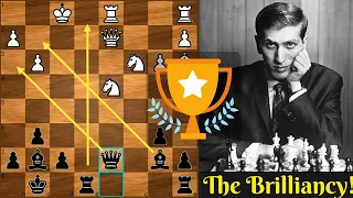 The Brilliancy Prize | R. Byrne vs R. Fischer | My 60 Memorable Games | Bobby Fischer's Sacrifices