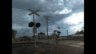 Level crossing - Tooram Road, Allansford, Victoria, Australia