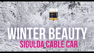 Winter Wonderland at Sigulda Cable car 2019