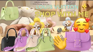 Shop with me at LOUIS VUITTON! August 2023 Shopping Vlog ft. Nano Alma, Hide and Seek, Mini Moon etc