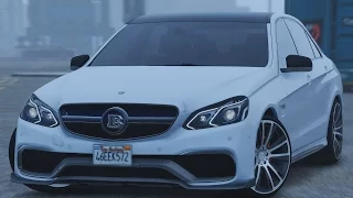 Обзор мода в GTA 5  Mercedes-Benz E63 Brabus