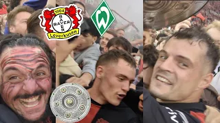 Deutscher Meister 2024 🖤❤️🤩 | Bayer Leverkusen - SV Werder Bremen | Stadion vlog