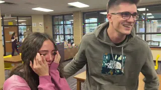 GMS Student Surprised by Brother's Homecoming